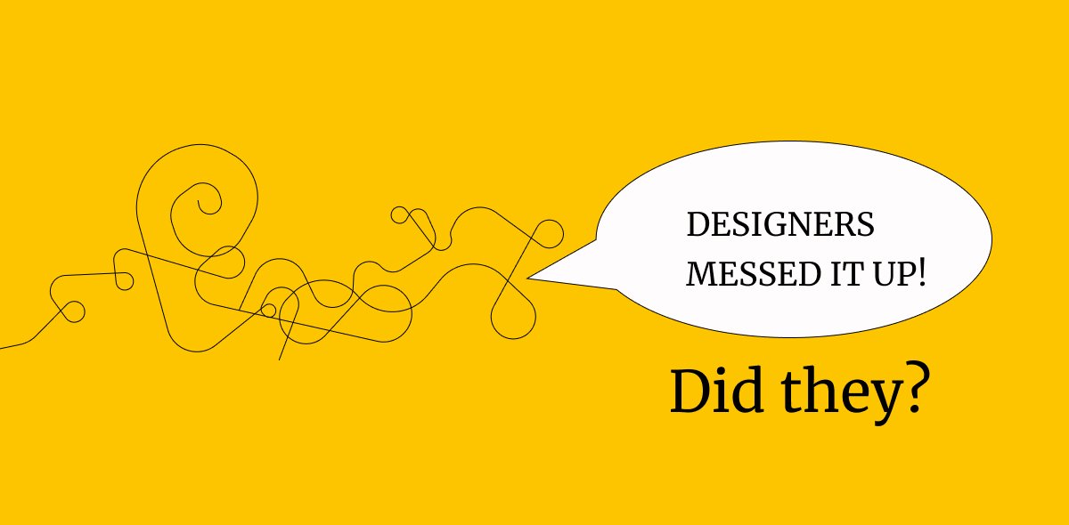 Designer Messed Up! But Did They?